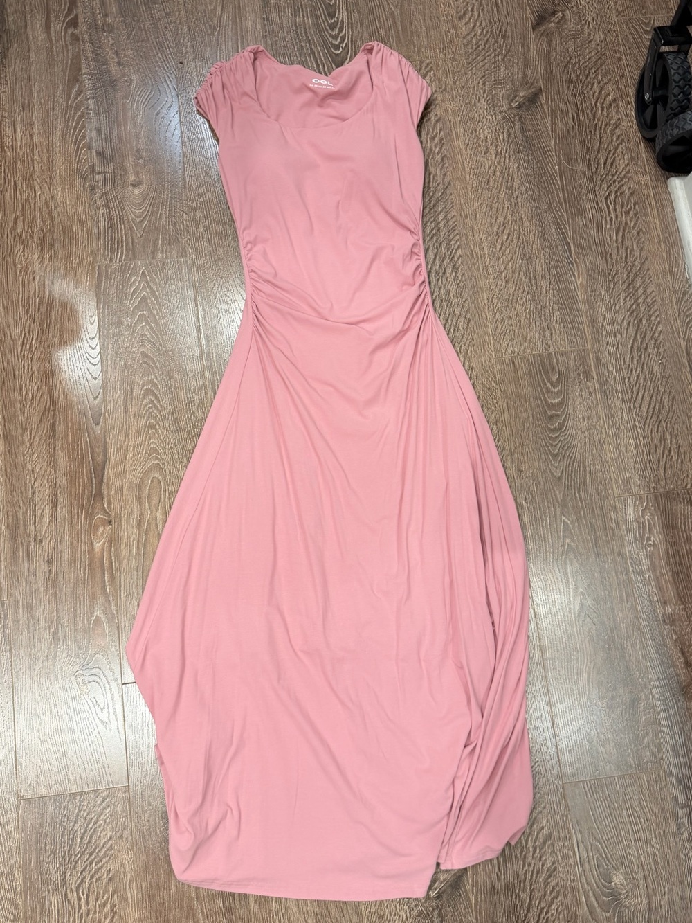 Ogl SkinKiss Cooling Square Neck Ruched Midi Bra Dress - Picture 2 of 3